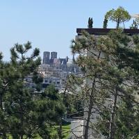 Vue du balcon de la pièce principale