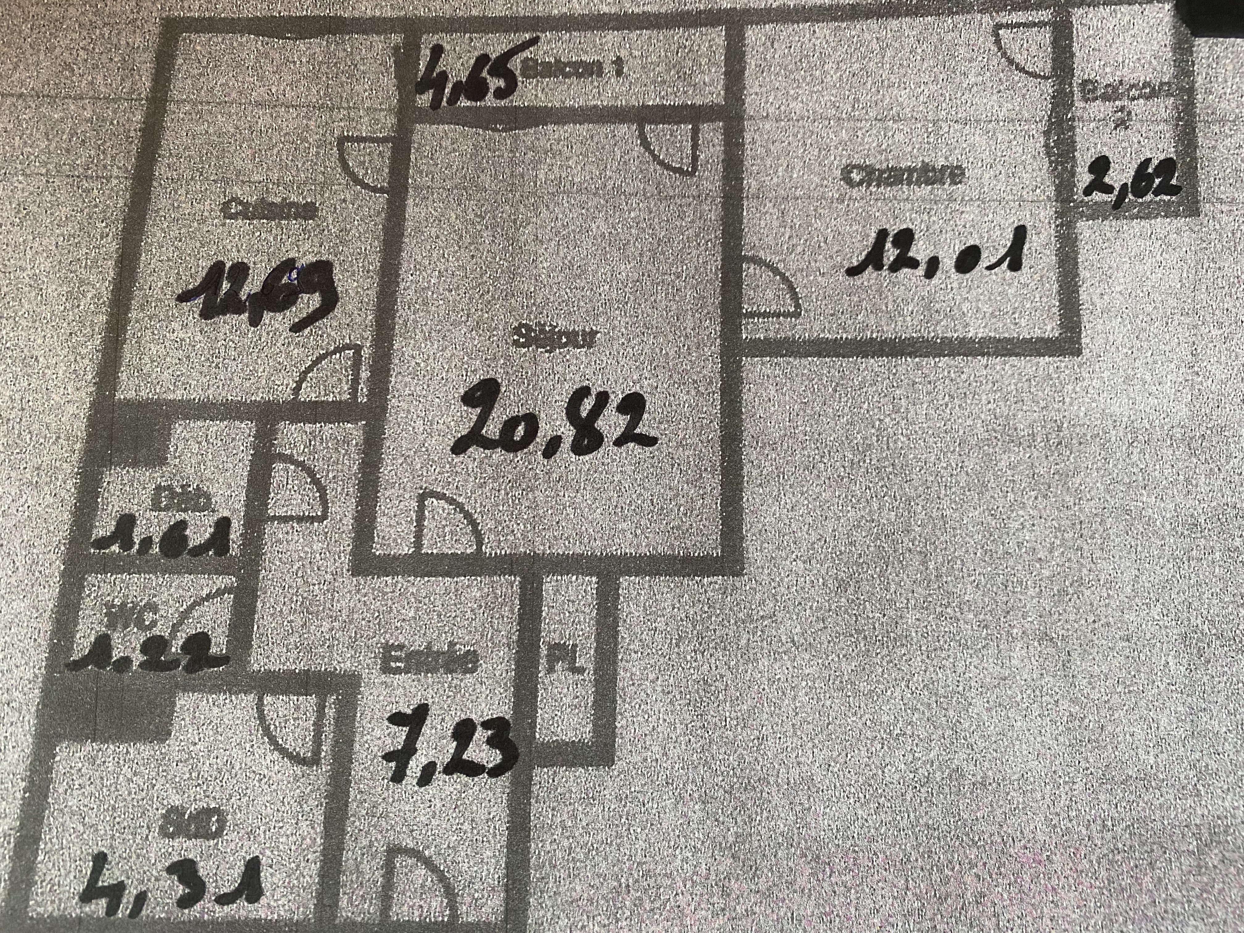 Plan de l'appartement